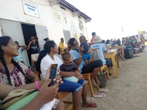 Lors de la célébration de la Journée Internationale de la Réduction des Risques de Catastrophes (JIRRC) à Ambovombe Androy.