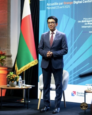 Le président de la République, Andry Rajoelina.