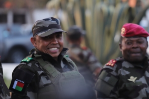 Le colonel Mickael Randrianirina, nouveau chef d'Etat malgache.