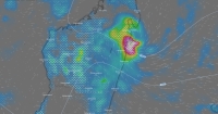 La tempête tropical modéré Dumako passe par Soanieran’Ivongo vers 15 heure ce mardi. 