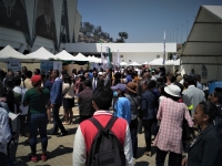 Les visiteurs de la journée internationale de l'habitat 2022.