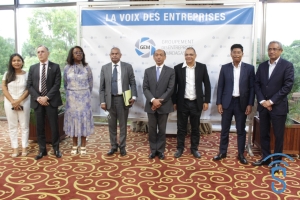 A l&#039;issue de l&#039;Assemblée Générale du Groupement des Entreprises de Madagascar..