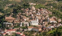 La ville de Fianarantsoa vue d'en haut