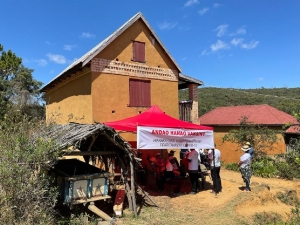 Le spot de vaccination de la commune rurale de Mantasoa.