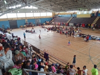 Le Gymnase Mahamasina accueille les sinistrés de la quatrième arrondissement.