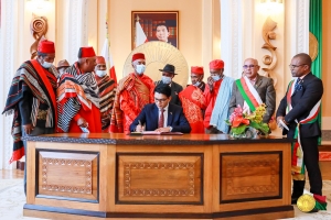 Promulgation officielle de la loi instituant la région Vatovavy par le PRM, Andry Rajoelina. 