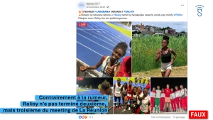 Ralisy a-t-elle fini deuxi&egrave;me au meeting d&rsquo;athl&eacute;tisme de La R&eacute;union ?