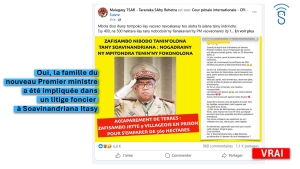 Un litige foncier impliquant la famille du nouveau Premier ministre &agrave; Soavinandriana Itasy