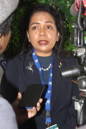 Lantosoa Rakotomalala, ambassadrice malgache aux Etats-Unis.