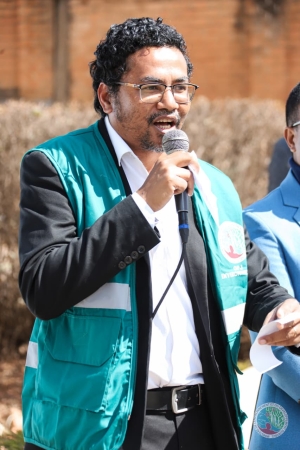 Nicolas Andriamboavonjy, officier de police judiciaire de l'environnement.