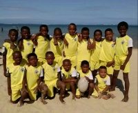 Les enfants de l’Academy Rugby Atsinanana.