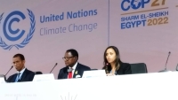 La ministre de l’Environnement et du Développement Durable durant la COP 27, Sharm El Sheik- Egypte - Novembre 2022